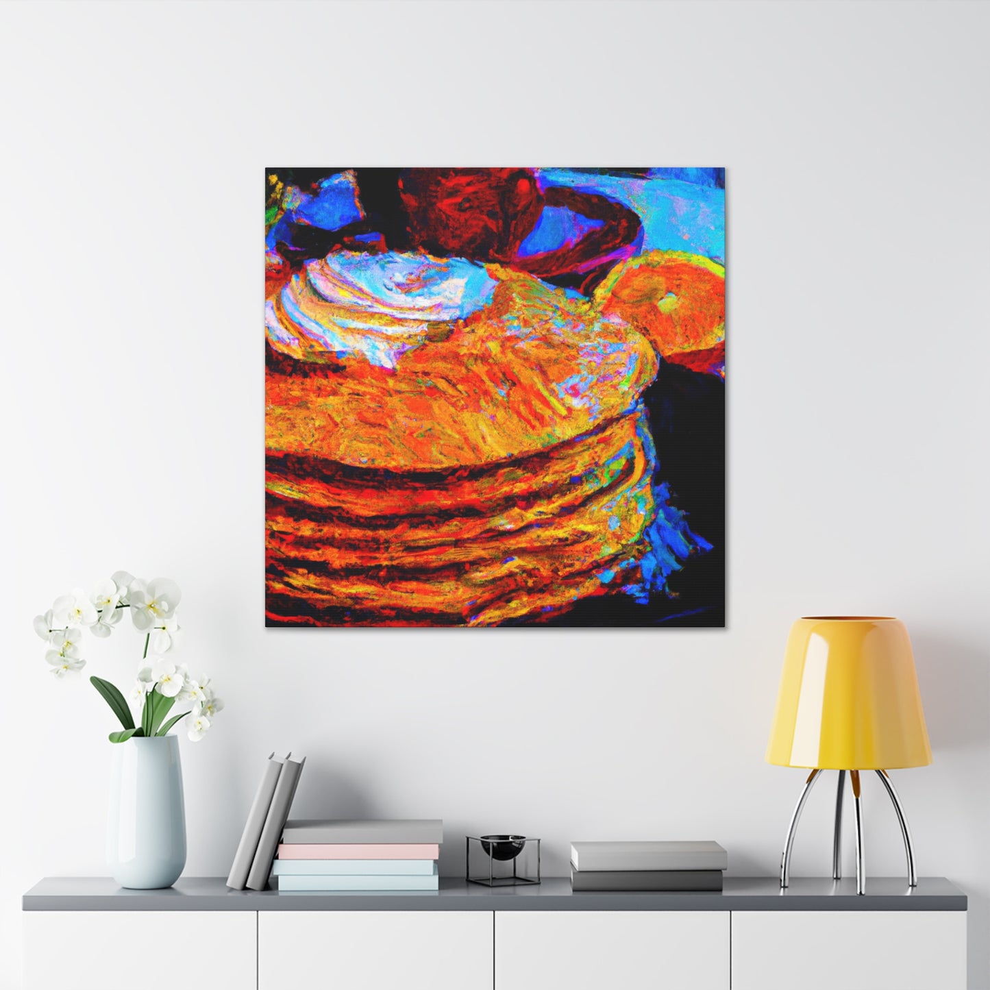 "Pancakes and Post-Impressionism" - Canvas