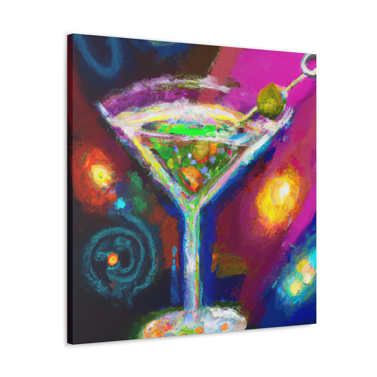 Martini-Themed Baroque - Canvas