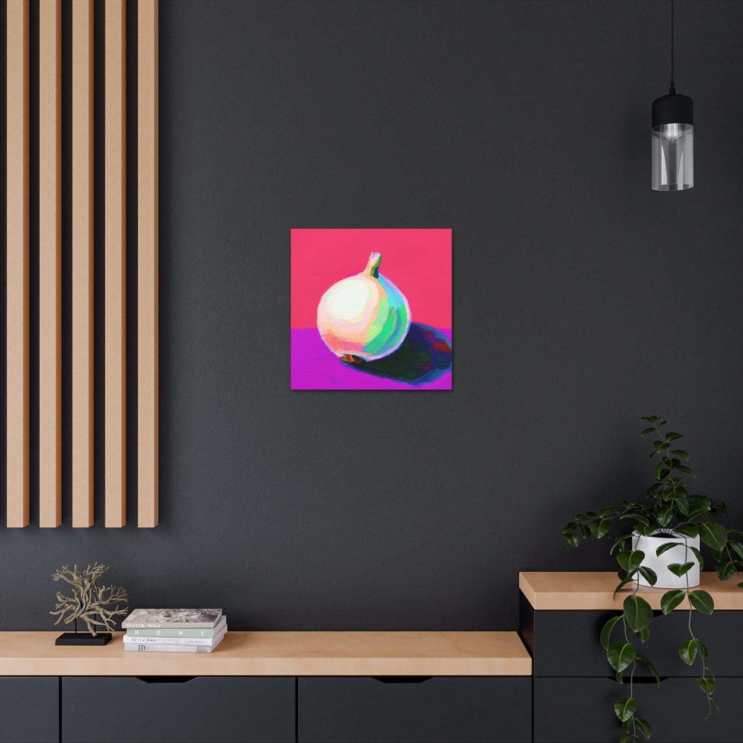 Onion Minimalism Art - Canvas