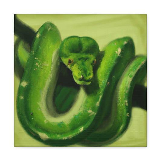 Green Tree Python Beauty - Canvas