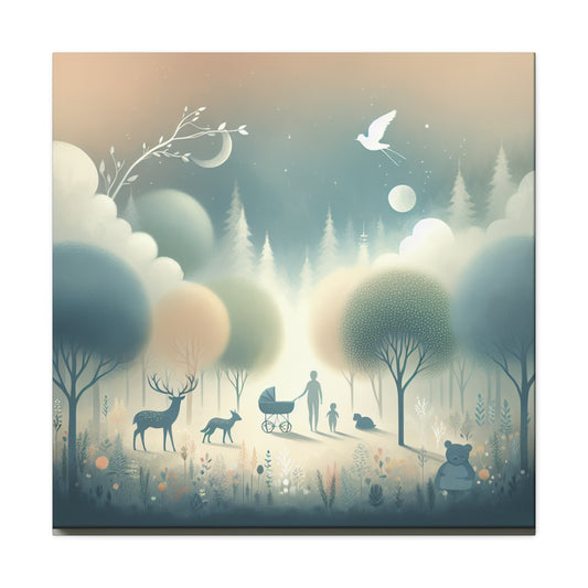 Whispering Woodland Serenity - Canvas