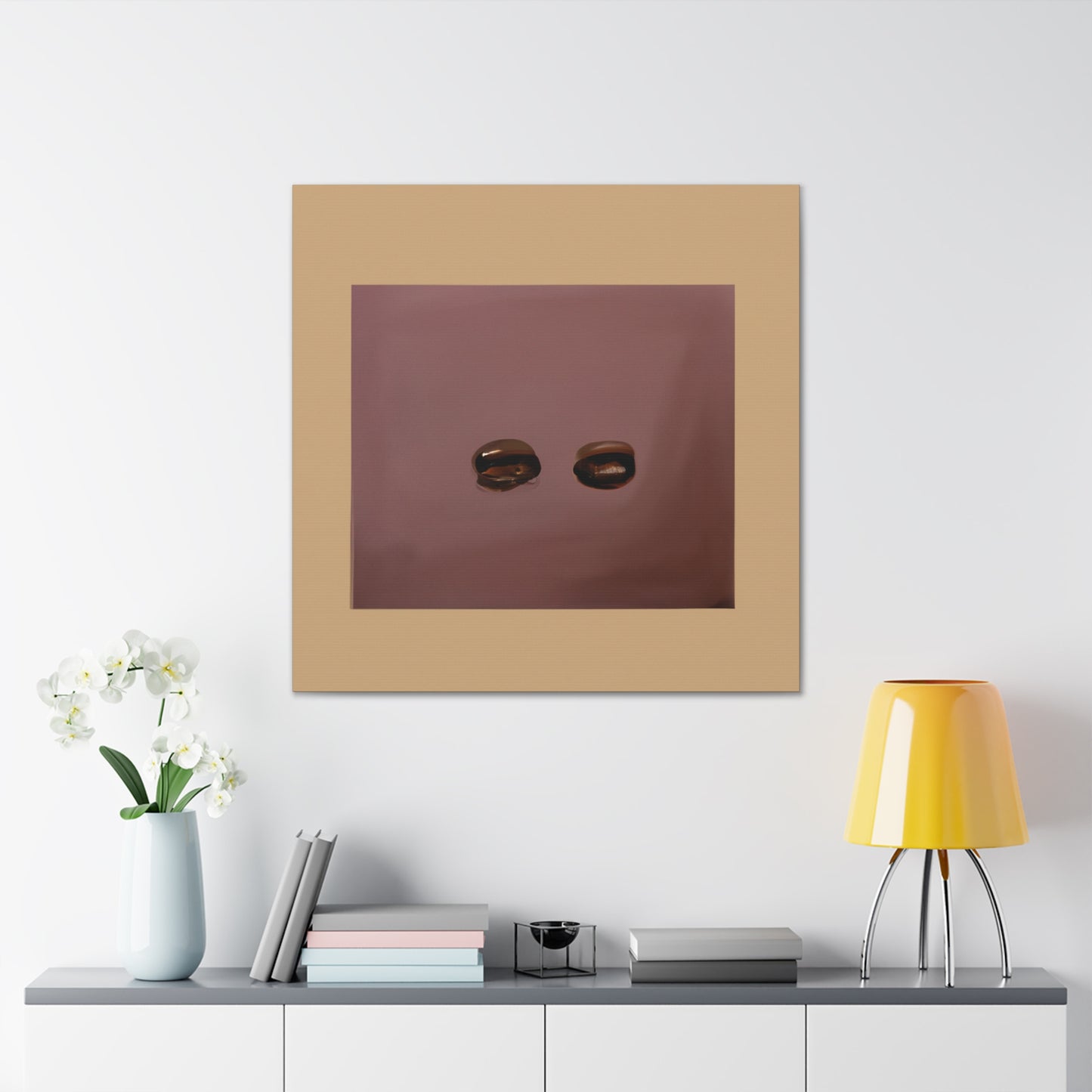 Coffee Beans in Minimalism - Canvas