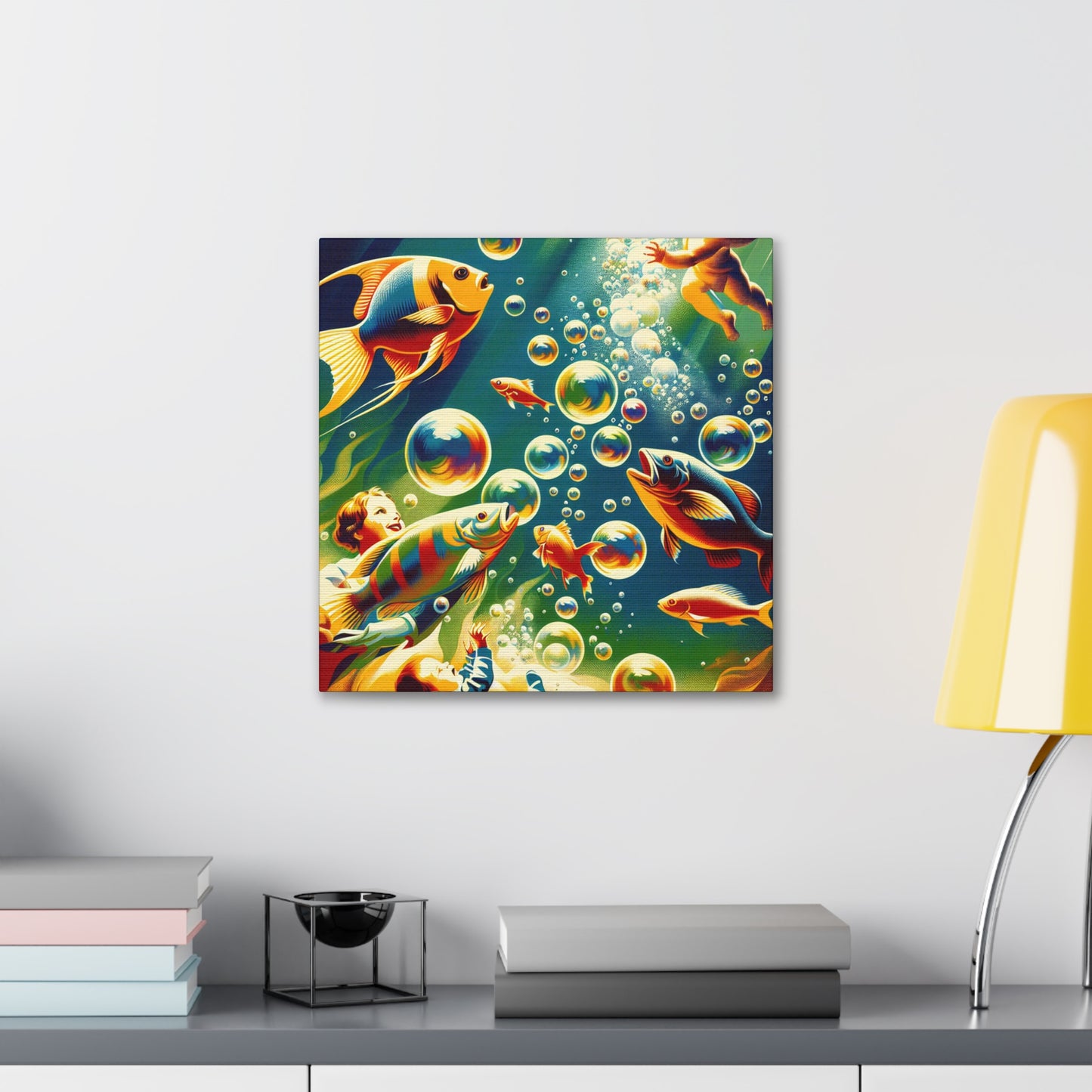 Aqua Visionscape Extravaganza - Canvas