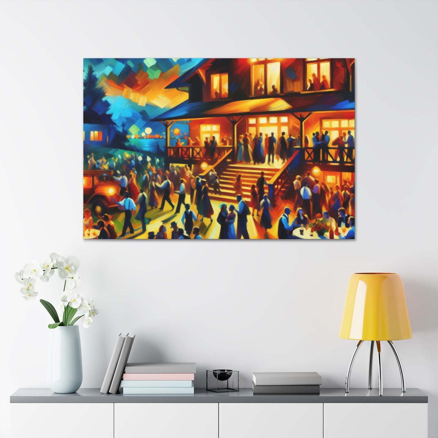 Euphoric Garden Gathering - Canvas