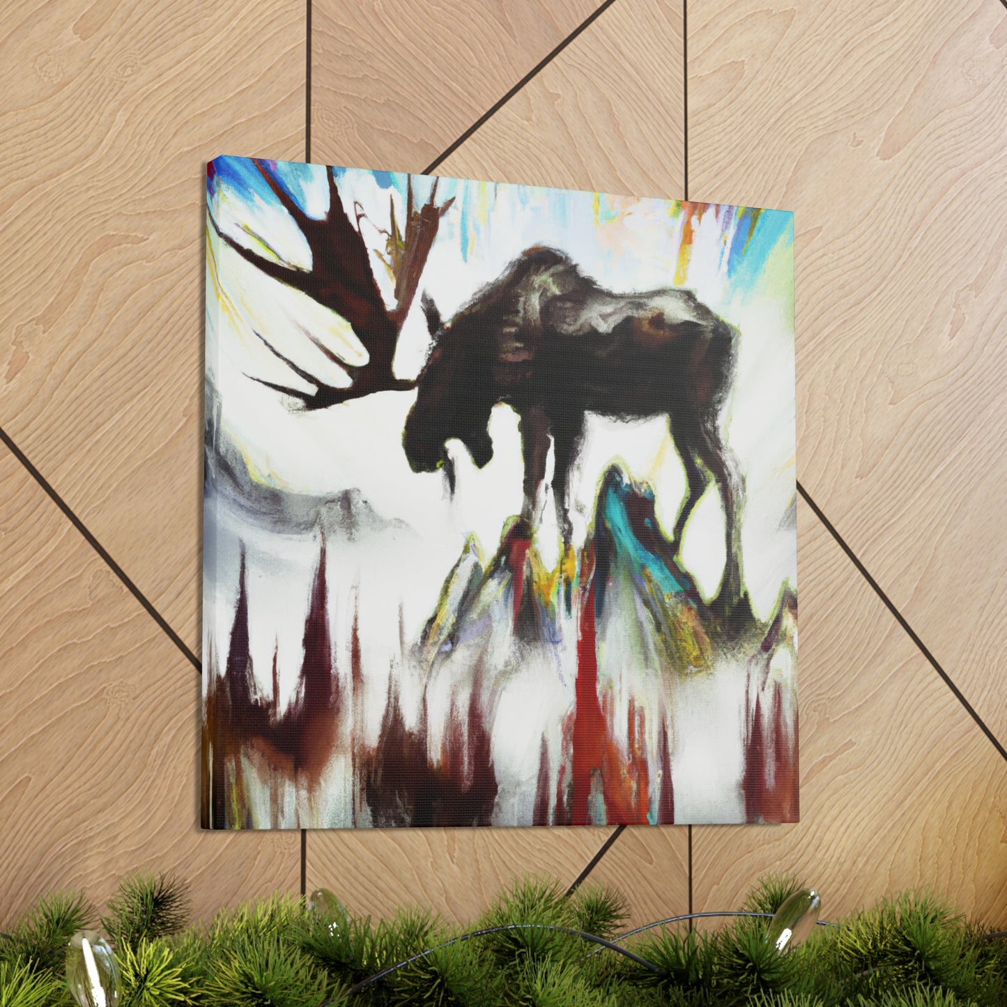 Moose on a Canvas - Canvas