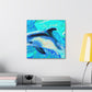 Dolphins at Playtime - Canvas