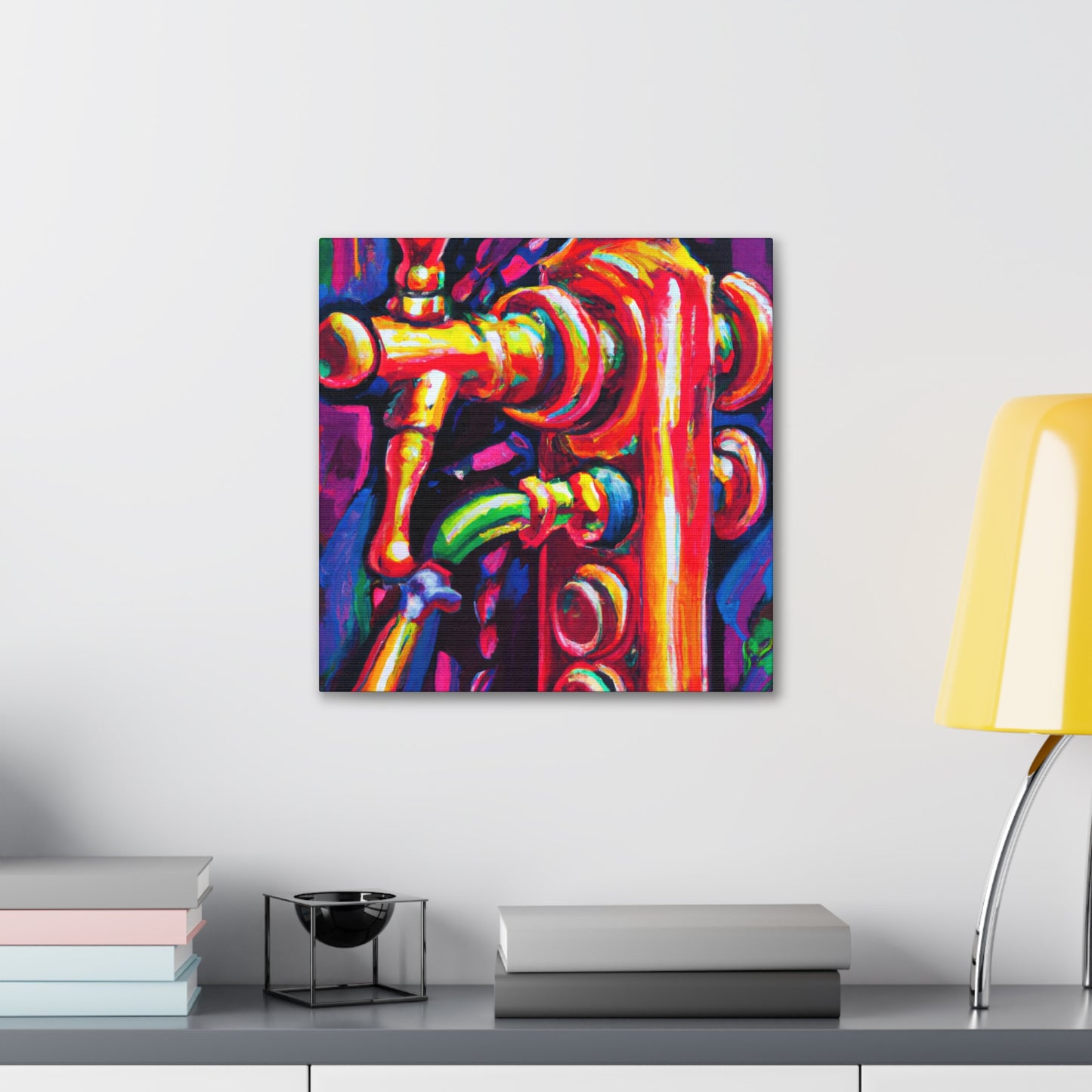 "Bar Tap Hues Vibrant" - Canvas