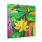 Lotus in Bloom Splendor - Canvas