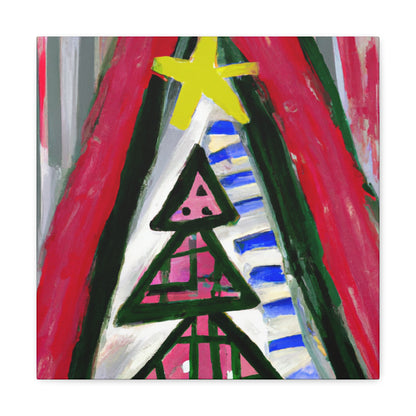 "Christmas Tree Expressionism" - Canvas