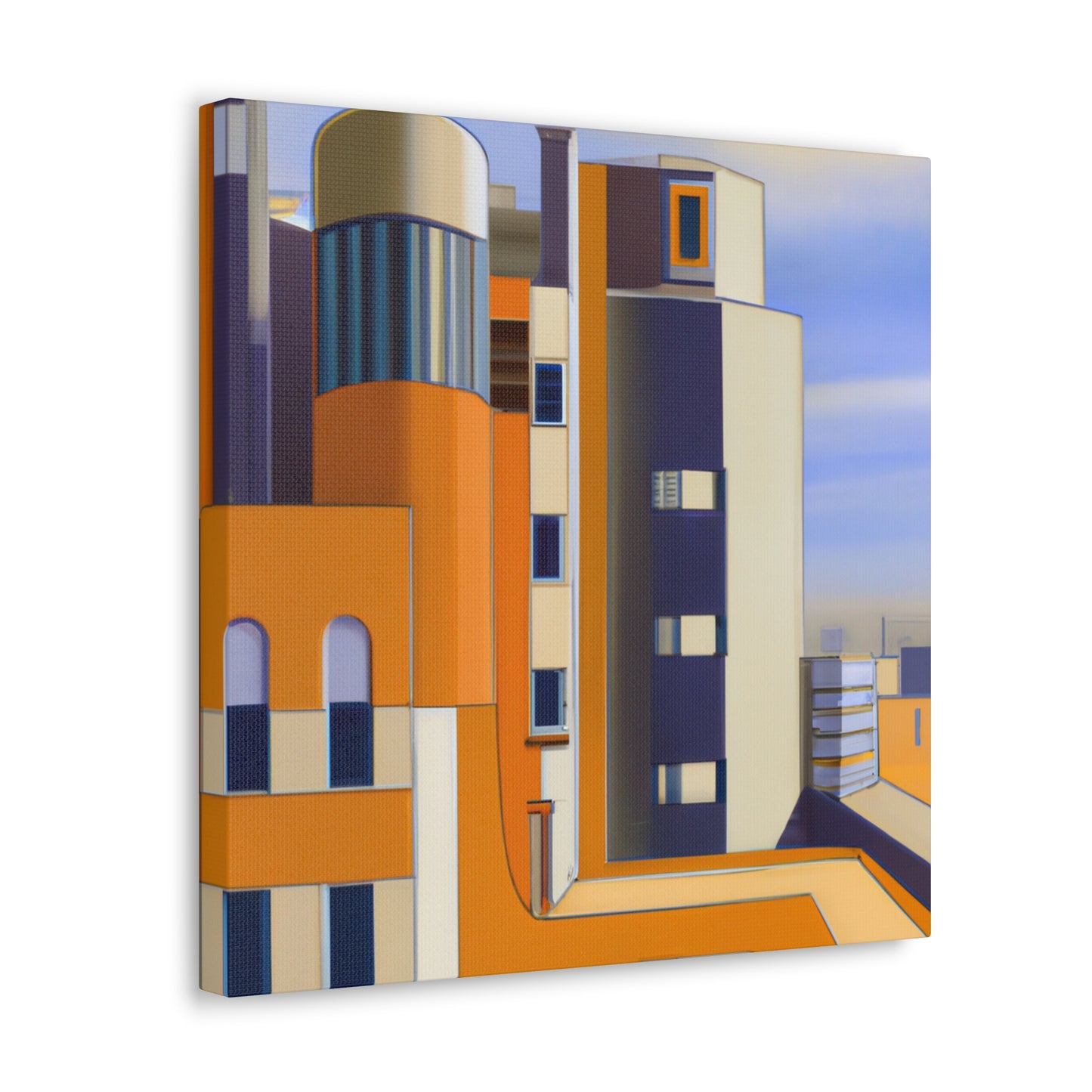 "Bauhaus Deco Vision" - Canvas