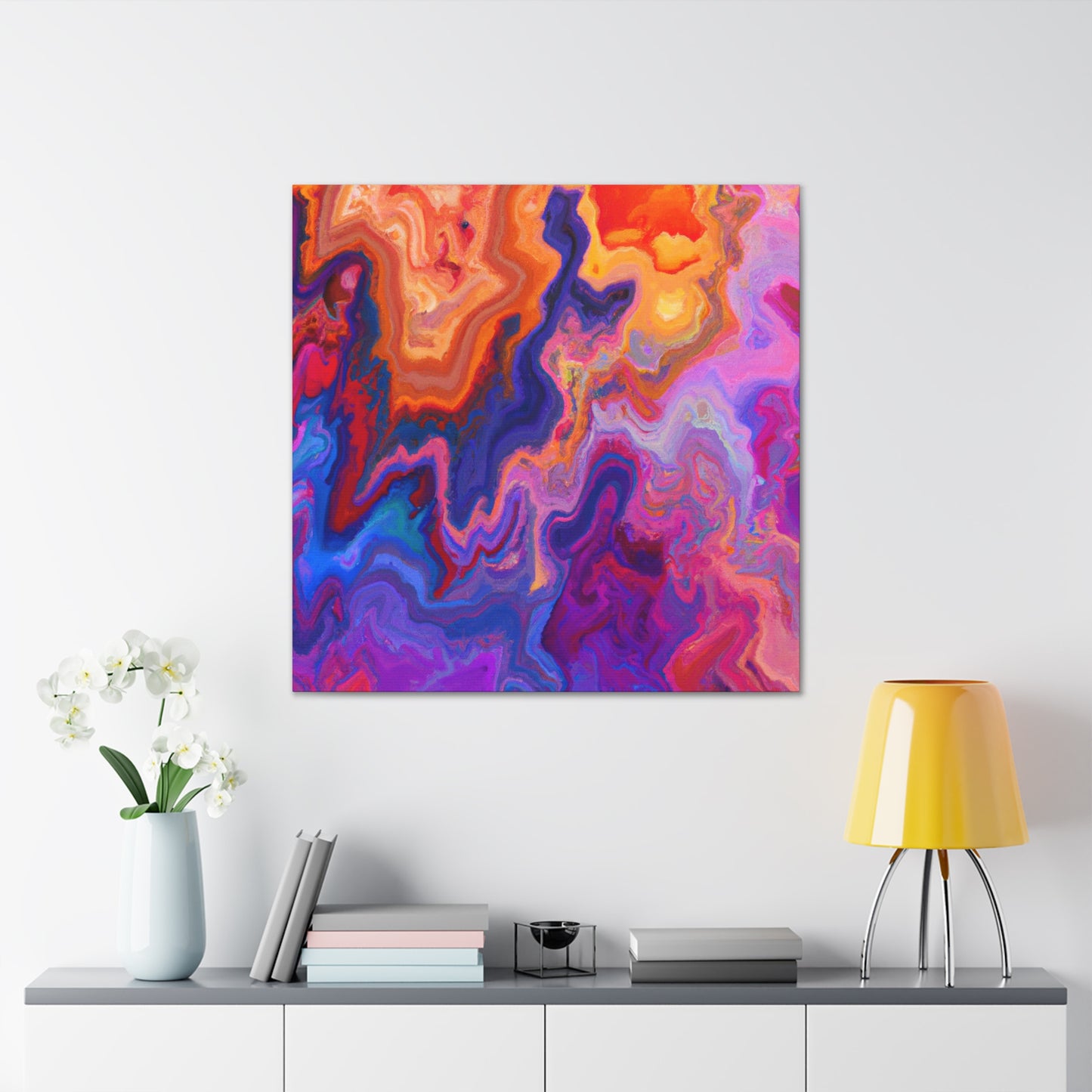 "Chromatic Celestial Moment" - Canvas