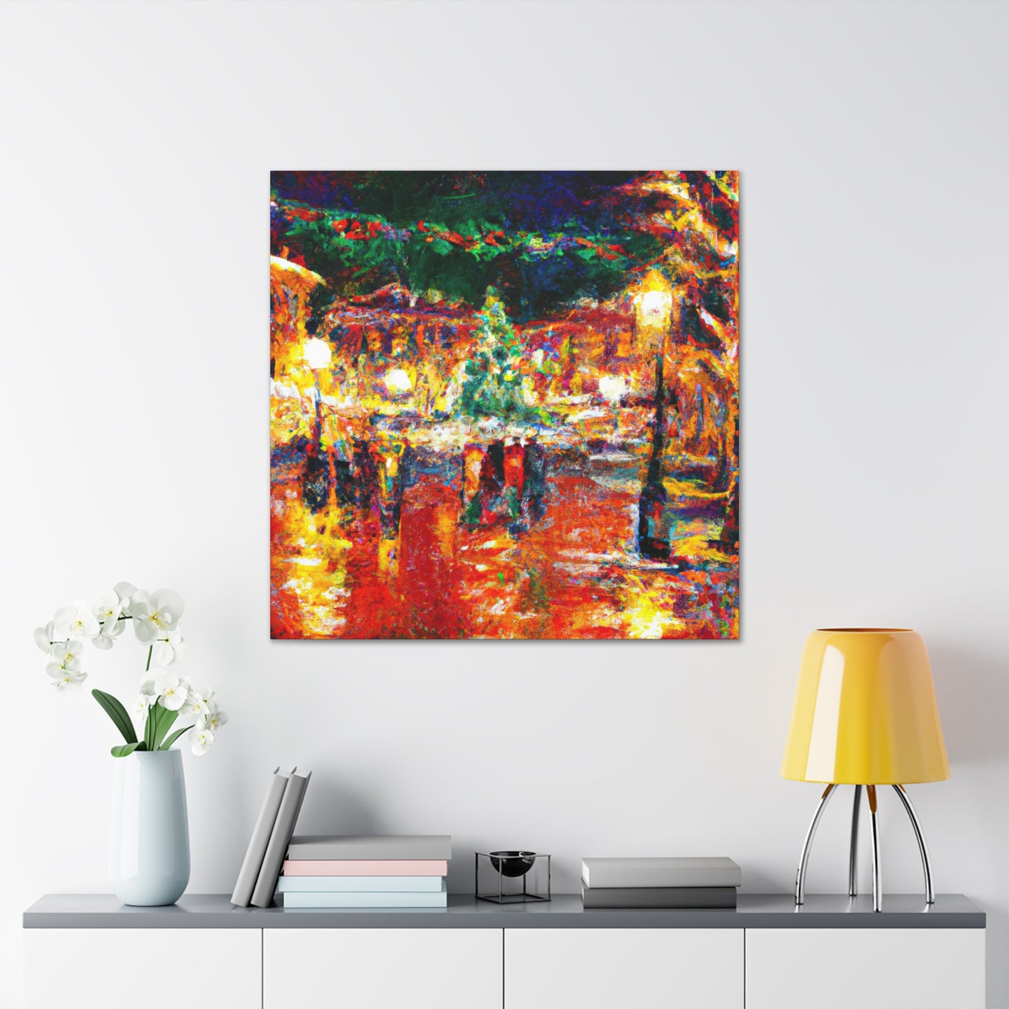 Urban Cityscape Splendor - Canvas