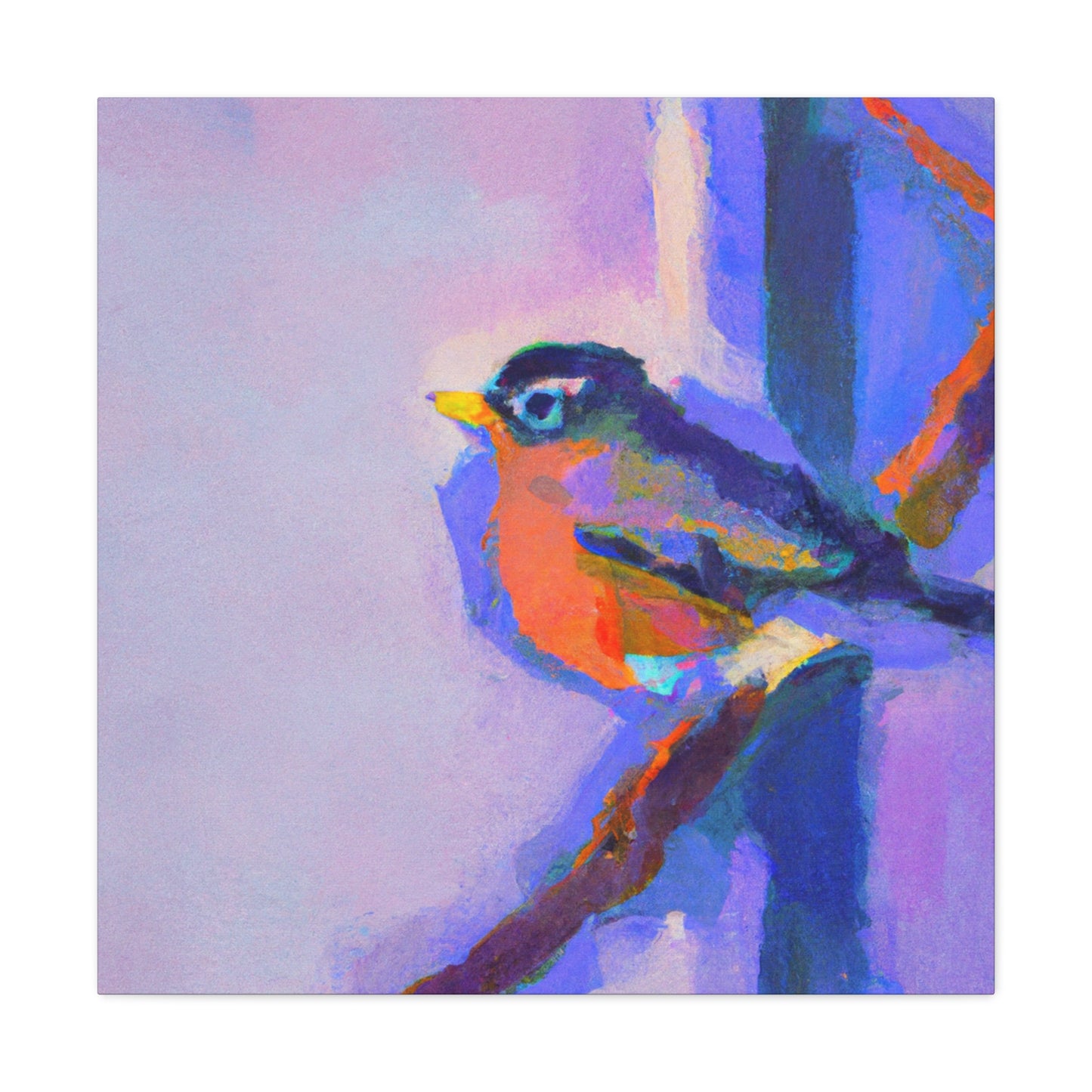 "American Robin Reflection" - Canvas