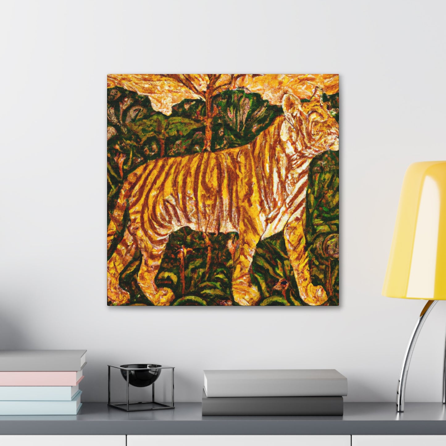 "Tiger in Splendid Opulence" - Canvas