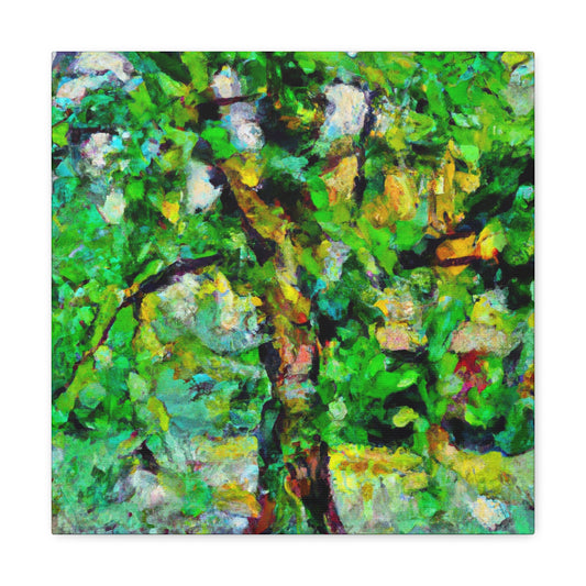 Oak Tree in Abstraction - Canvas