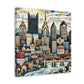 "Pittsburgh's Rustic Harmony" - Canvas