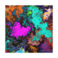 Radiating Hues Melody - Canvas