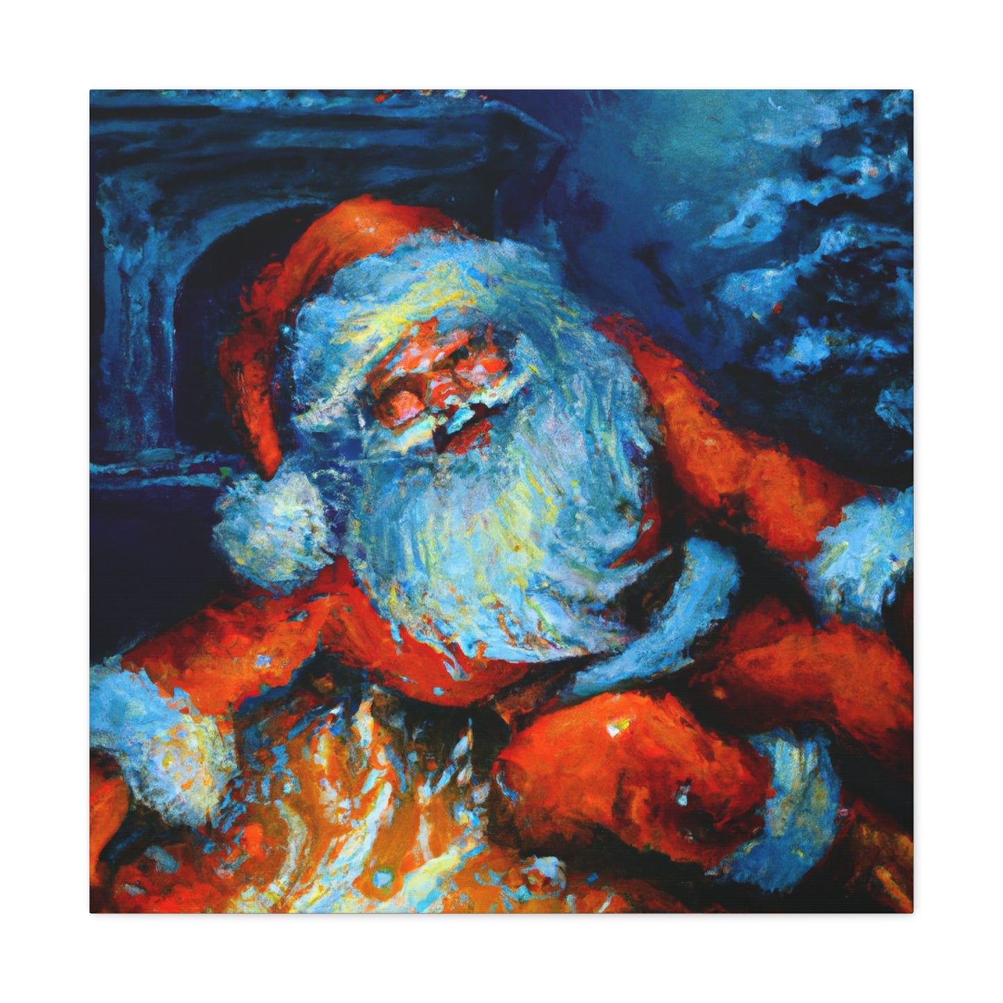 Santa Claus Returns Home - Canvas