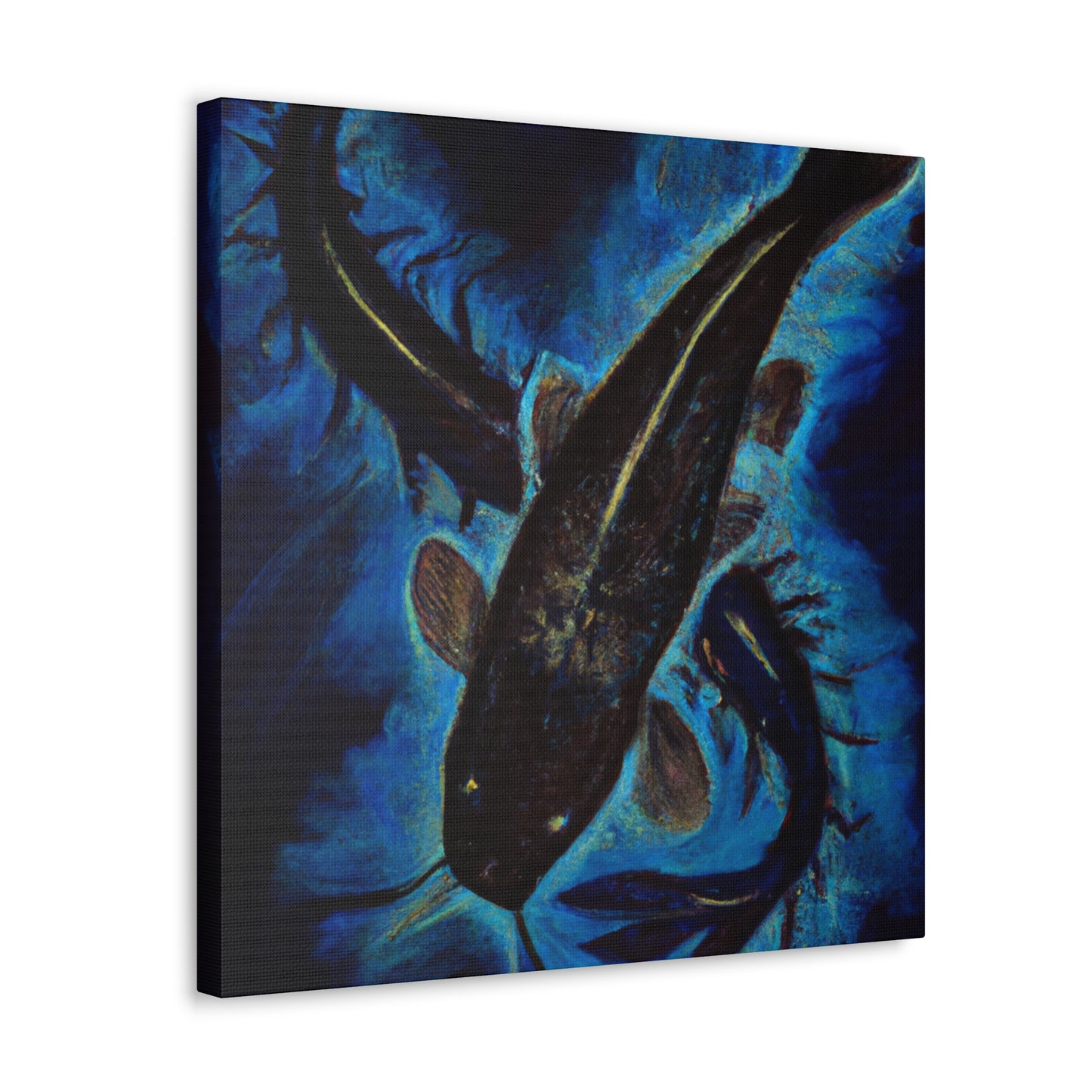 "Corydoras Catfish Dreaming" - Canvas