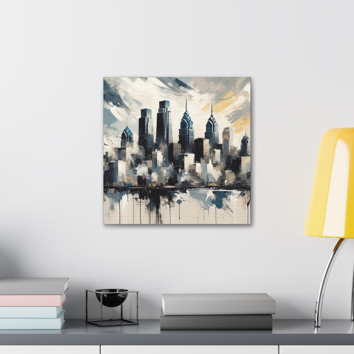 "Cityscape Serenade Philadelphia" - Canvas