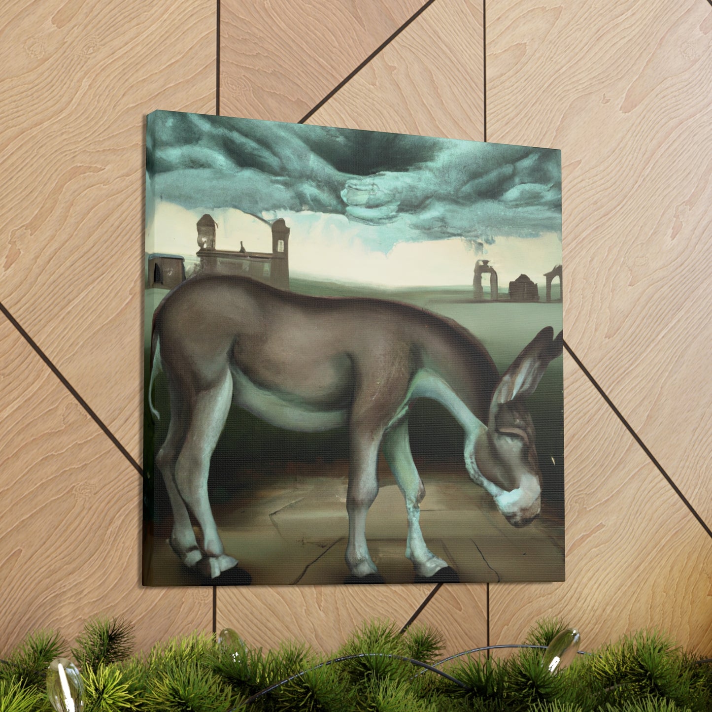 "Donkey in Art Nouveau." - Canvas