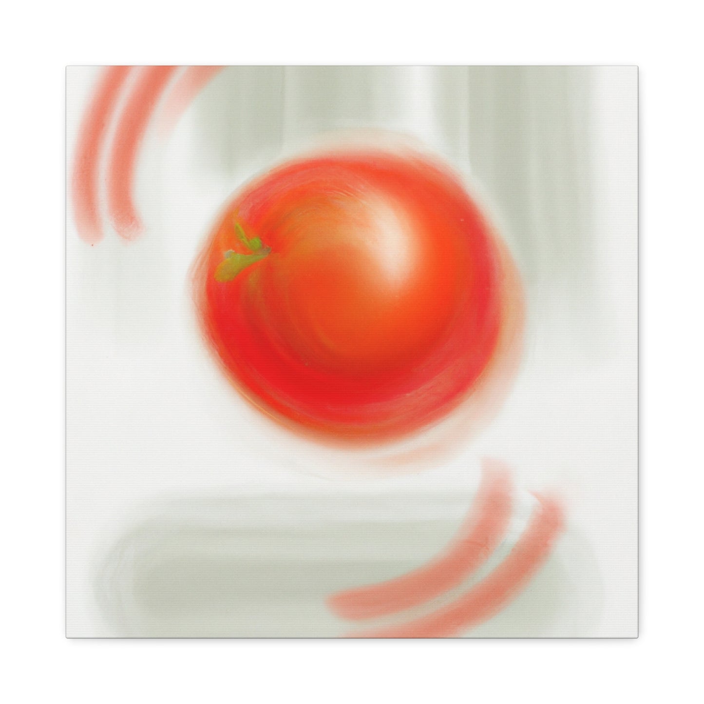 Tomato: Minimalist Masterpiece - Canvas