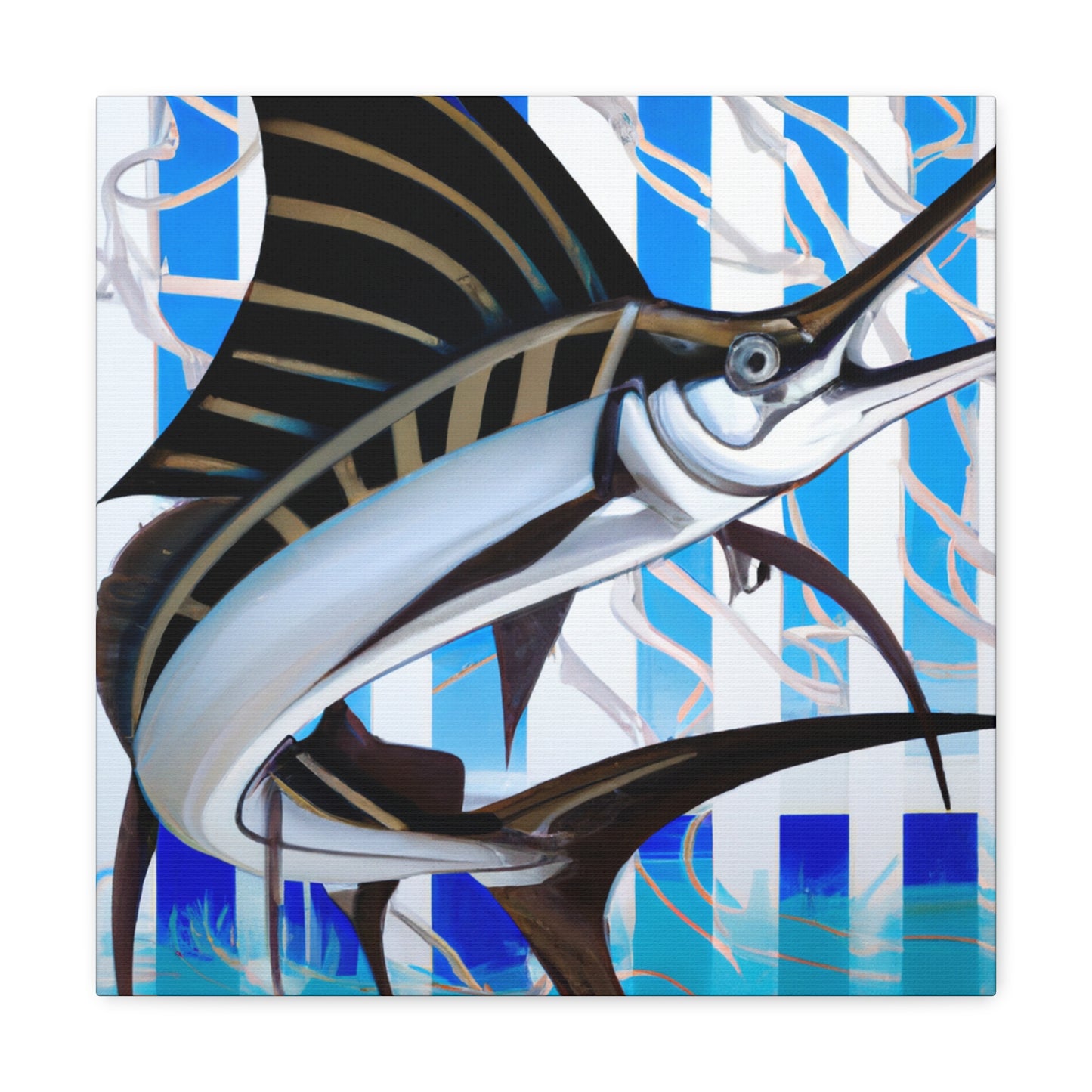 Swordfish of the Jazz Age - Canvas