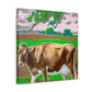 Majestic Jersey Cattle - Canvas