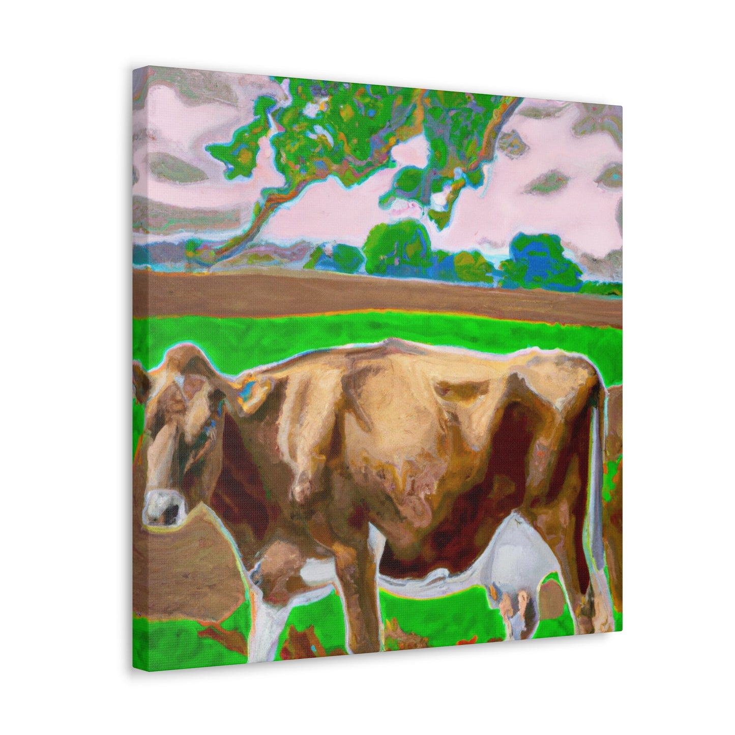 Majestic Jersey Cattle - Canvas