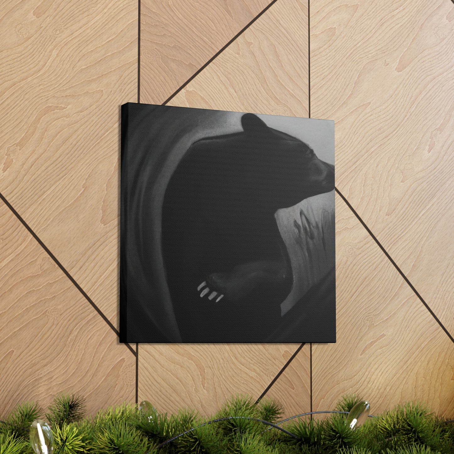 "Asiatic Black Bear Dreaming" - Canvas