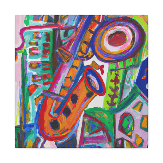 "Clarinet in Expressionism" - Canvas