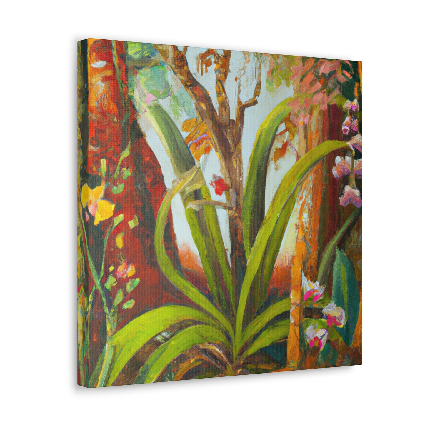 The Orchid's Splendor - Canvas