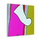 "Stockings in Neon Colors" - Canvas