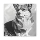 "Corgi Love Eternalized" - Canvas