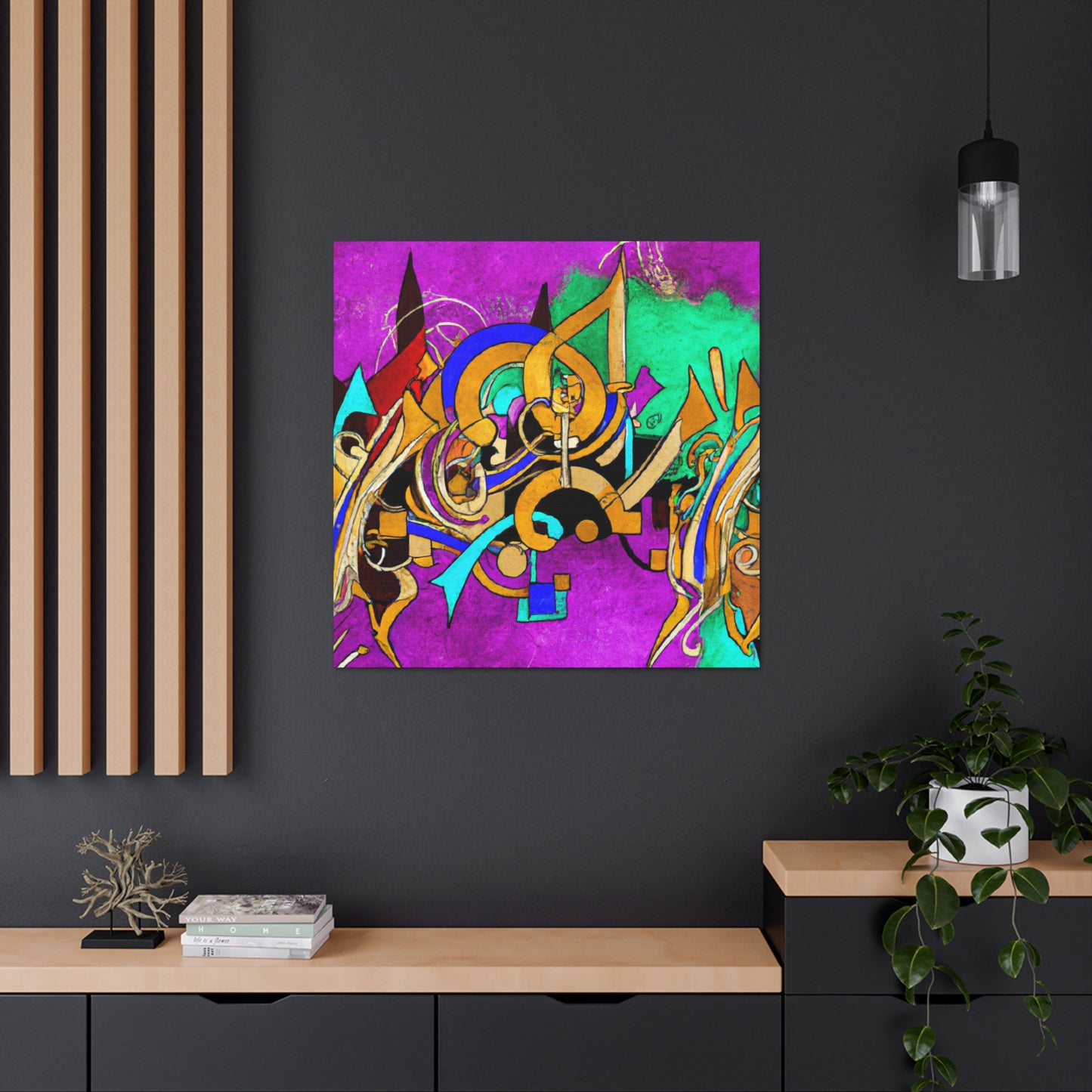 Digital Dreamscape Delight - Canvas