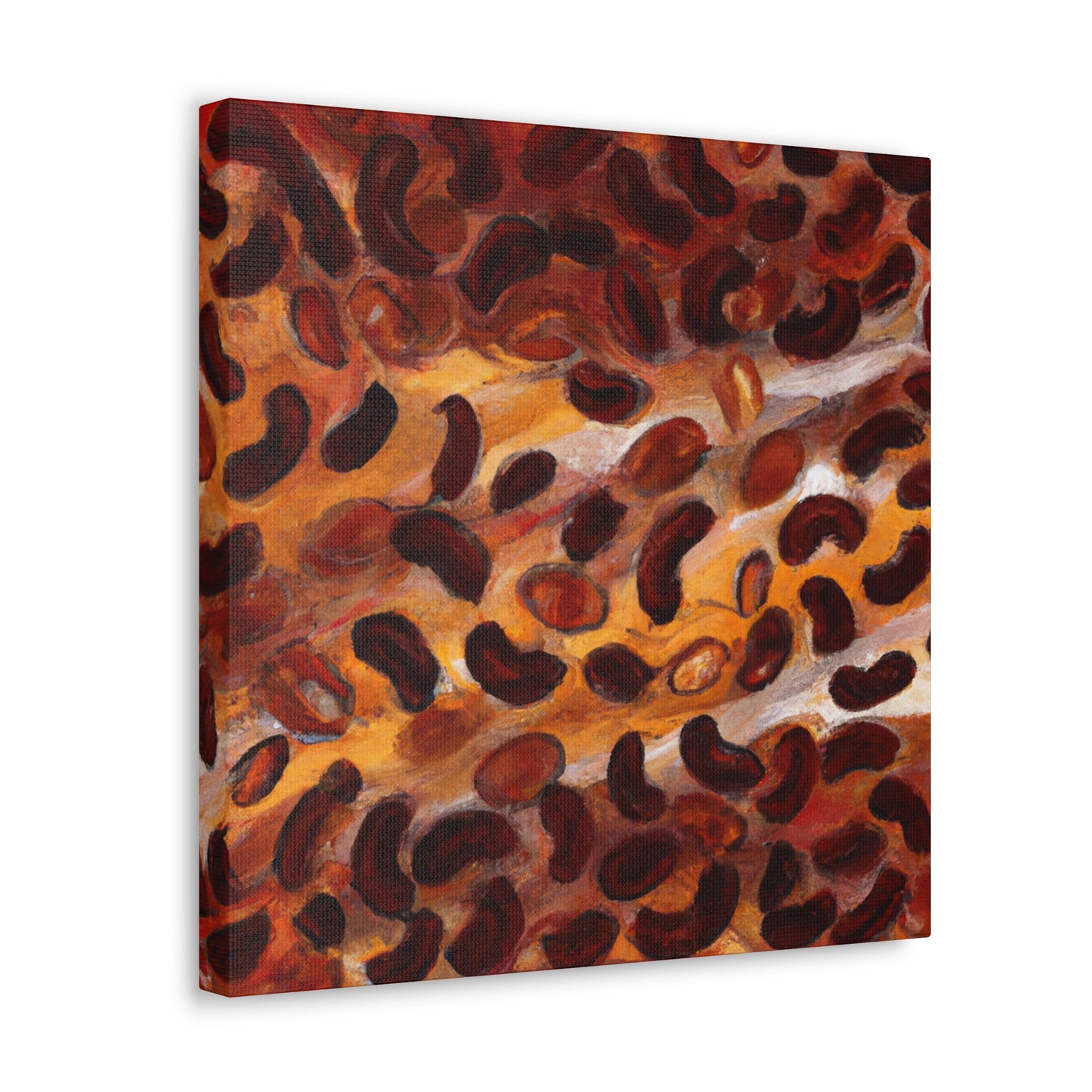 Coffee Beans Expressionism - Canvas