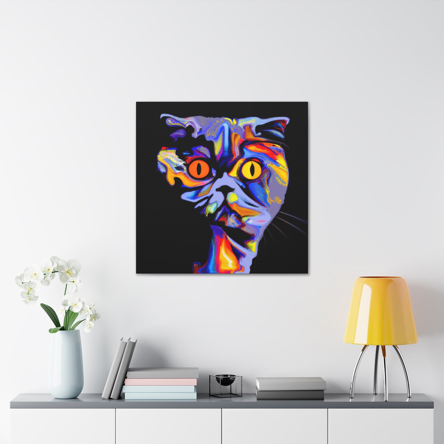 British Shorthair Deco - Canvas