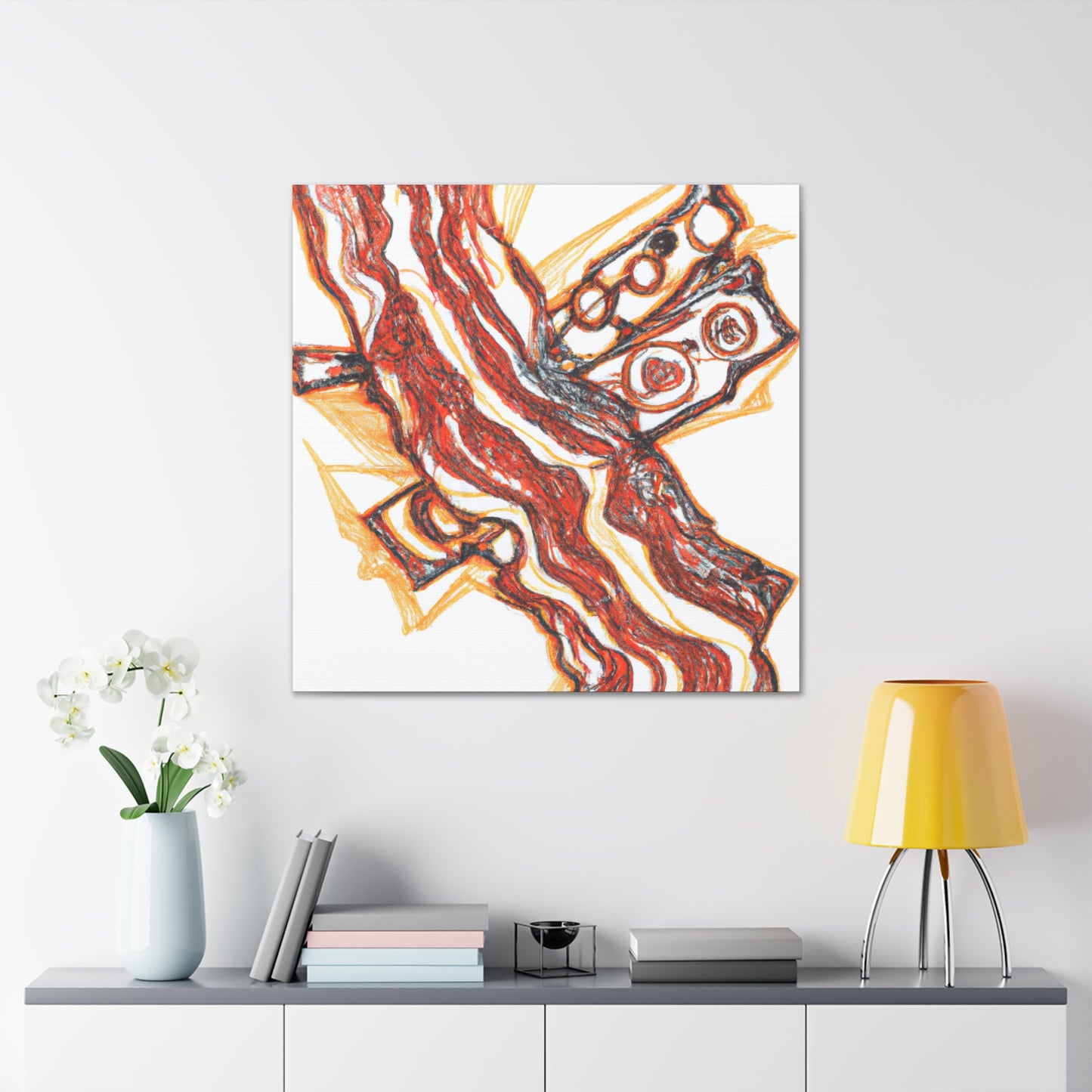 Bacon in a Cogwork - Canvas