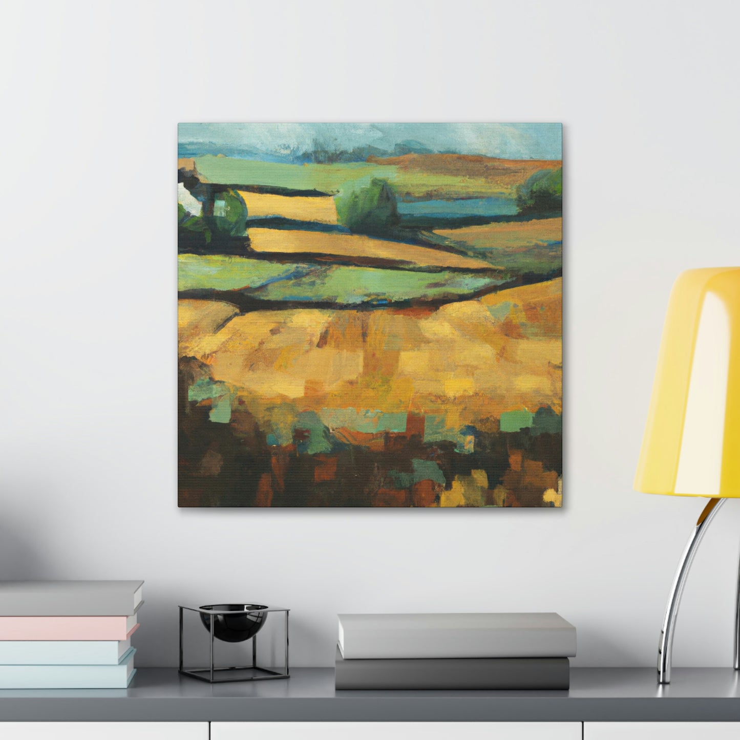 Harvesting Crop Fields - Canvas