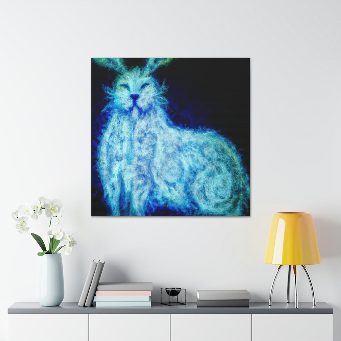 "Arctic Hare Escapist Dream" - Canvas