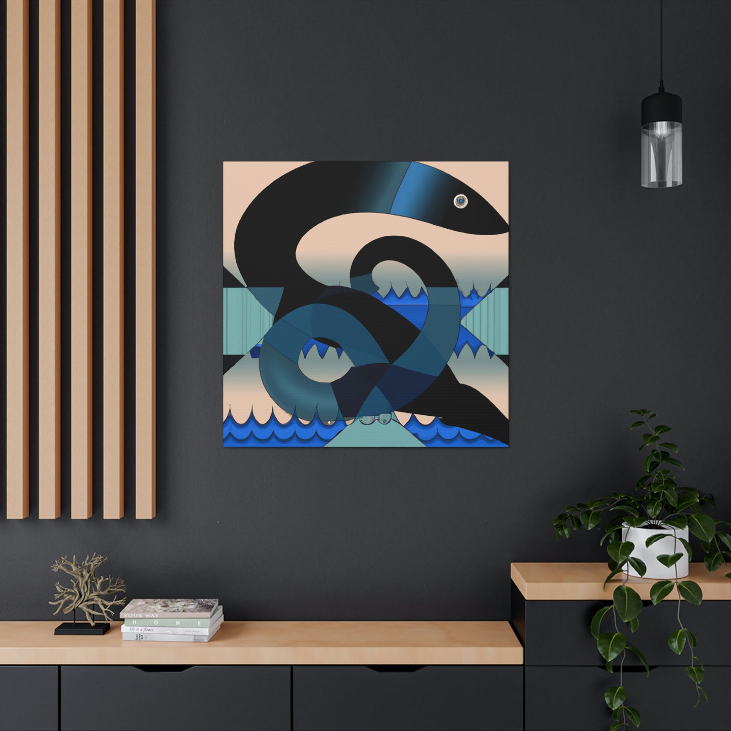 "Electric Eel Entwined" - Canvas