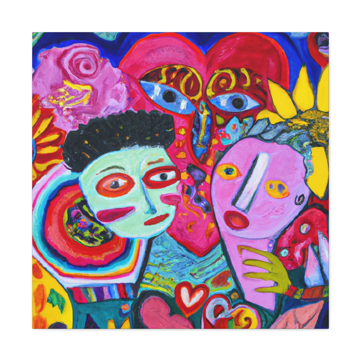 Love Blooms Forever - Canvas