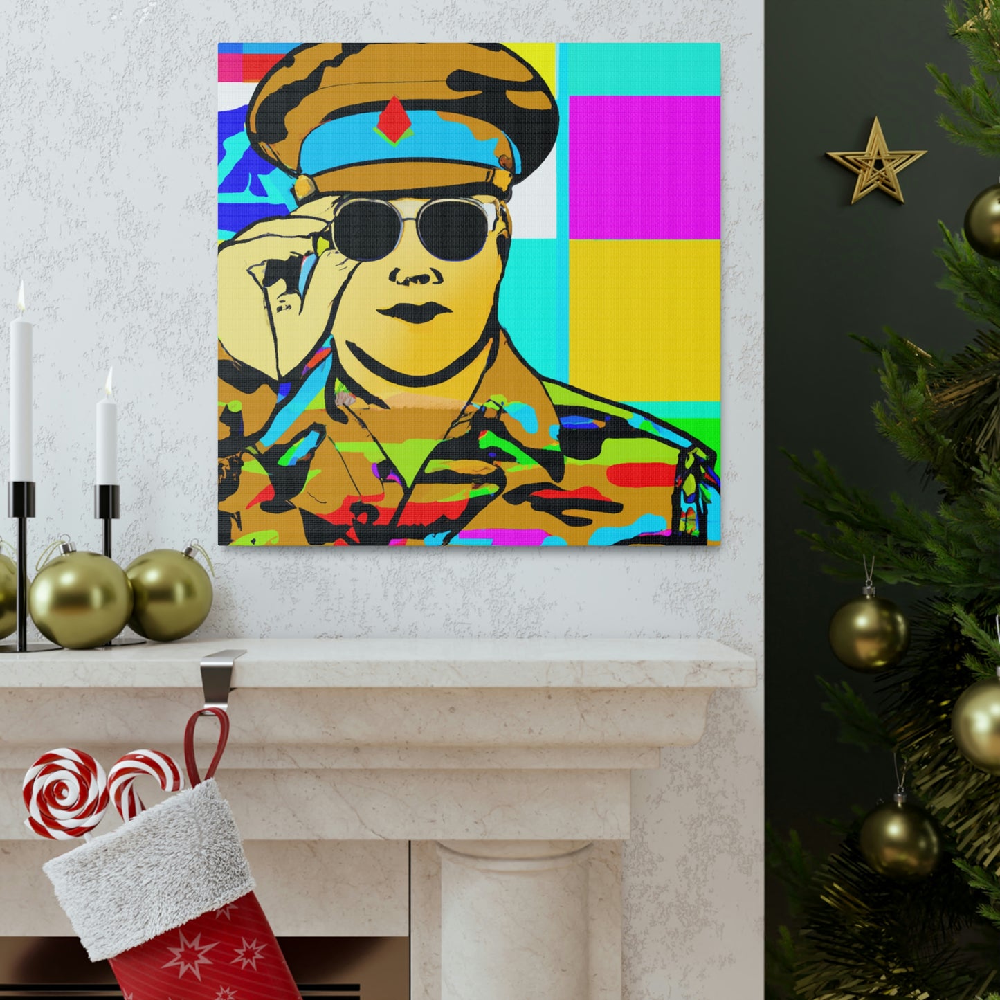 Supply Sergeant Pop Art - Canvas