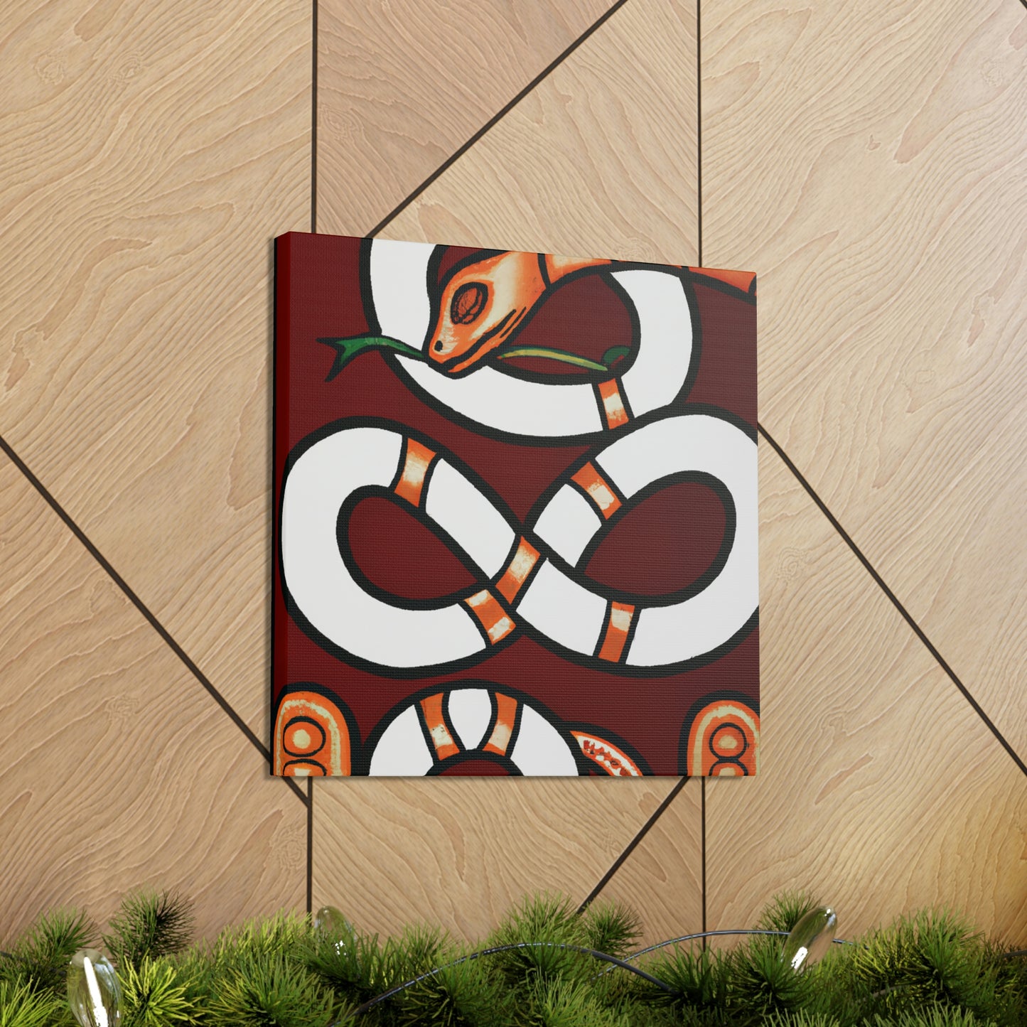 "Slithering Art Deco" - Canvas