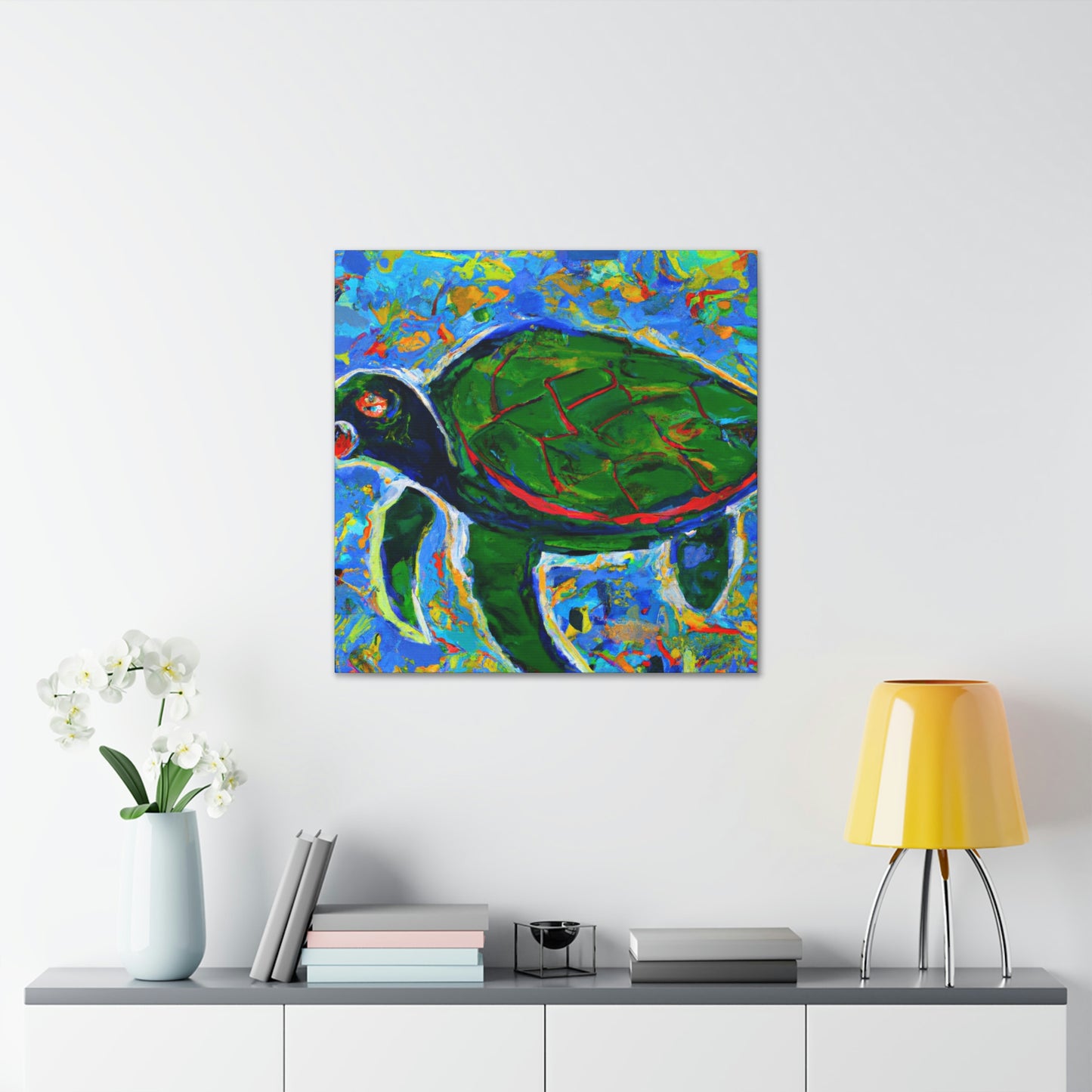 "Sea Turtle Emergence" - Canvas