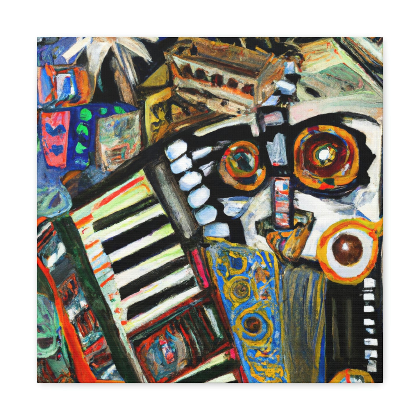 Accordion in Abstraction - Canvas