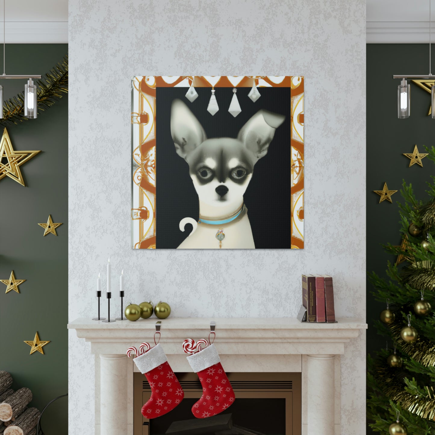 Blazing Chihuahua Splendor - Canvas