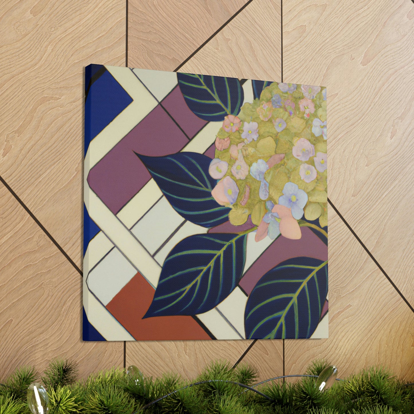 "Hydrangea Deco Dream" - Canvas