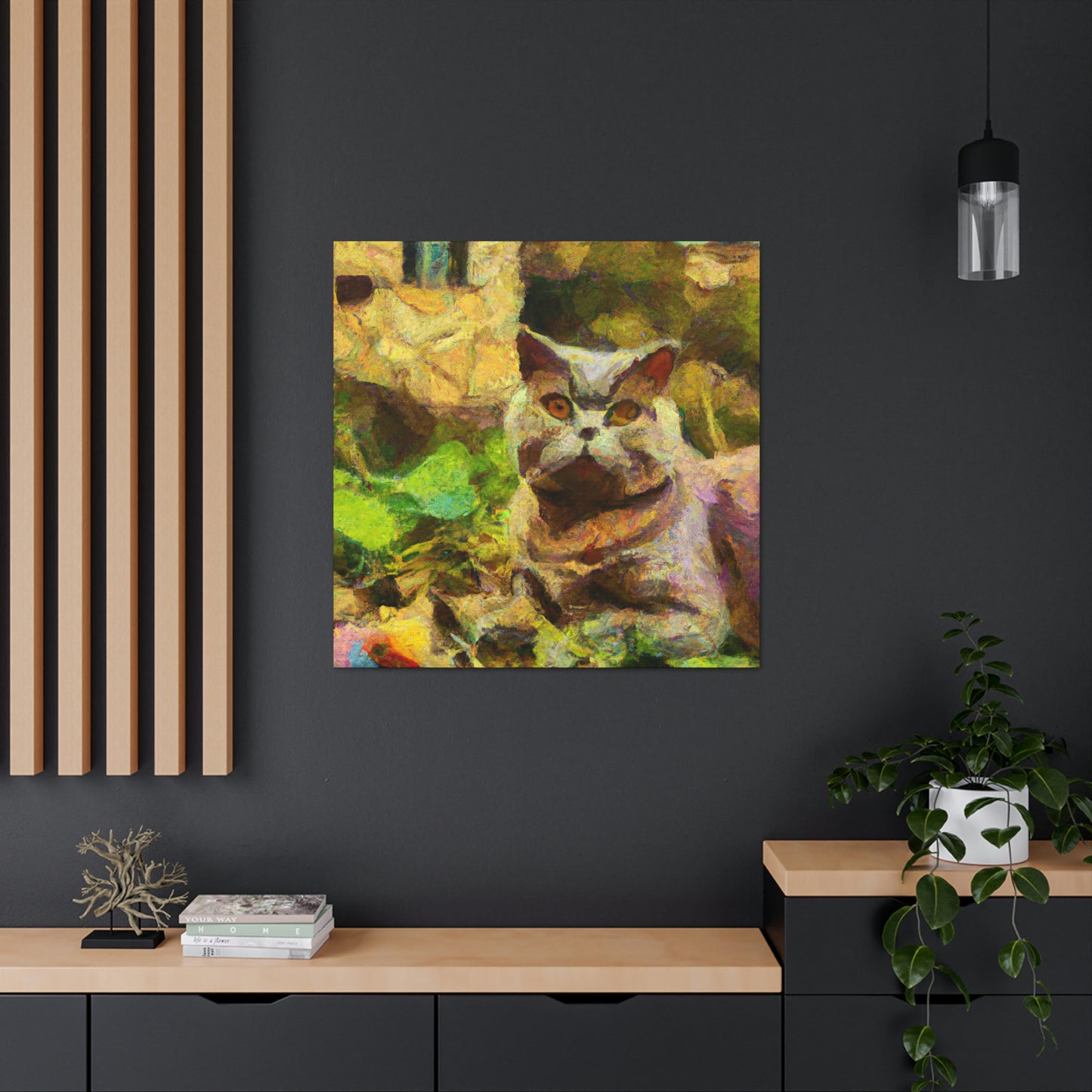 "Felines and Fauvism" - Canvas