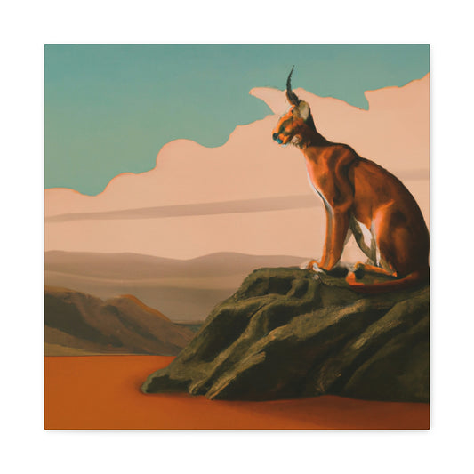 Caracal's Majestic Splendor - Canvas